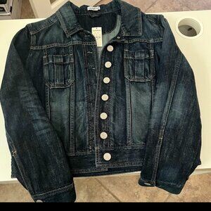 EXPRESS Blue Jean Jacket Size L